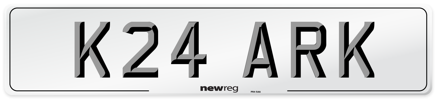 K24 ARK Number Plate from New Reg
